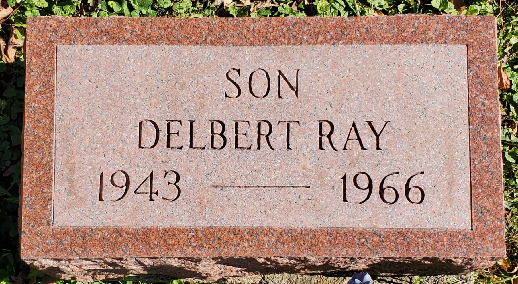 Grave Stone - Delbert Ray Scott
